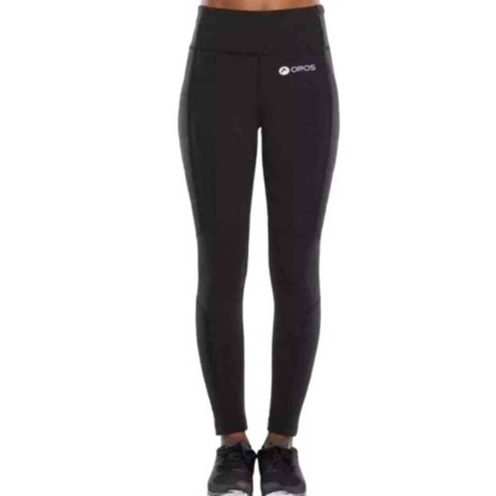OROS Solarcore Insulated Leggings Womens Large Black Thermal Hiking Tights